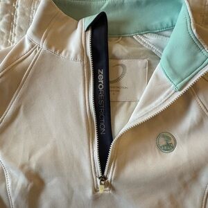 Zero Restriction White Pullover